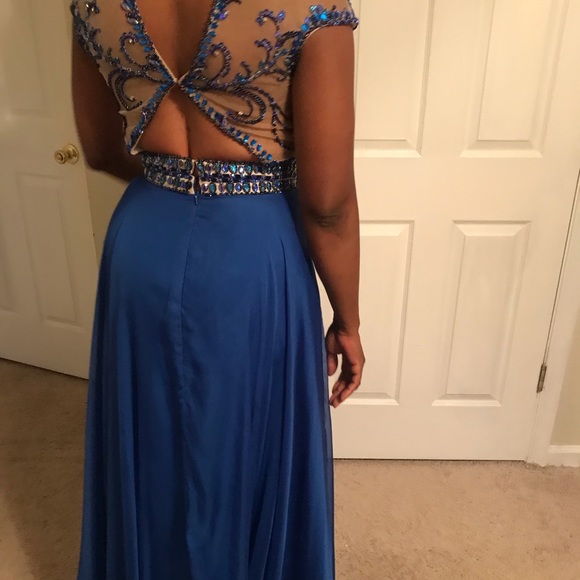 Rachel Allan Princess skirt/top (dress like)-blue - Picture 3 of 3